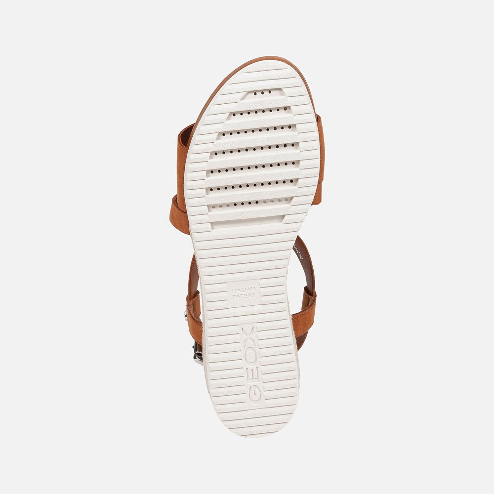 Geox Bayan Sandalet Kahverengi - Ischia Corda - RQZ-908624